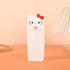 Porta-canetas de Silicone Desenho Animado Estojo Porta-lápis Estilo Fofo Armazenamento Porta-canetas de Alto Valor Estudante Criativo Bolsa de Papelaria Bolsa para Lápis