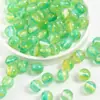 Cuentas Redondas de Resina Transparente de Colores Brillantes Cuentas Sueltas Pulsera Tejida a Mano para Manualidades Cuentas para Bolsos de Cadena Cuentas Brillantes Venta al por Mayor