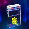 Lâmpada de Atmosfera Lâmpada de Flash Visual Porta-Cigarros 20 Concha Transparente Isqueiro Recarregável Flip Resistente à Pressão Venda Quente Transfronteiriça Amazon