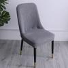 Fundas de Silla Modernas Todo Incluido al por Mayor, Fundas de Silla de Comedor Semicirculares, Fundas de Silla con Respaldo Integrado, Fundas de Silla con Forma de Arco a Cuadros