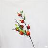 Ramas de Fruta de Granada Simuladas de 4 Puntas, Ramas de Fruta de 7 Cabezas, Flores Artificiales, Accesorios para Fotografía de Bodas para Exhibición en Sala de Estar, Plantas Simuladas