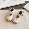 Zapatos Mary Jane Vintage de Lunares para Niñas Otoño 2026 con Ribete de Encaje, Moño, Suela Suave y Aumento Interno de Altura, Zapatos de Princesa