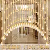 Cortina de Cuentas de Calabaza de Cristal Estilo Nuevo Cortina para Puerta Cortina Divisoria para Baño para Bloquear Vista de Puerta a Puerta Cocina Dormitorio Cortina Colgante Baño