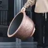 Atacado de Fabricante Vasos de Flores de Alumínio Plástico, Lótus de Cerâmica Rústica, Jarros de Cerâmica para Vitória-Régia, Vasos Hidropônicos de Grande Diâmetro para Paisagismo, Vasos de Flores Extra Grandes