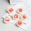 Flor de Simulación Cabezas de Flor de Rosa Chunxiang Cabezas de Flor de Rosa Pequeñas para DIY Rincón Pequeño Accesorios de Broche Decoración de Caja de Regalo para Fotografía