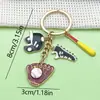 Llavero Colgante Creativo Transfronterizo de PVC Simulación de Voleibol, Fútbol, Rugby, Baloncesto, Tenis Accesorios Colgantes para Bolsas