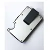 Suministro de fábrica funda para tarjetas de fibra de carbono bolsa para tarjetas de aleación de aluminio metálico portatarjetas de crédito ABS fibra de carbono RFID