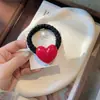 Anillo para el Cabello Letra Coreana Amor Dama Trenzado Tejido Cuerda para la Cabeza Trenzada Ponyo Cabello Cola de Caballo Accesorios para el Cabello Cuerda para el Cabello sin Costuras