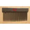 Tear têxtil lançadeira tecelagem liçô liço ferramenta pente de ferro madeira de ferro pente pequeno de ferro pente de cabelo de ferro 42 dentes/60 dentes/84 dentes