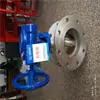 Fabricantes de Luoyang ZT9928-10 válvula redonda para lodos válvula manual de compuerta para lodos válvula para lodos con brida de hierro fundido DN300