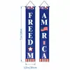 Bandera Americana del Día de la Independencia Transfronteriza Bandera de Jardín Decoración de Amazon Arreglo Bandera Conmemorativa de Pareja Bandera en Forma de Abanico Personalización