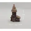 Casa Miniatura Passos Pequenos Ponte de Madeira Ornamentos de Micro Paisagem Ornamentos de Resina Decoração Múltiplos