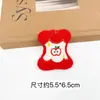 Broche Lindo Muñeco de Peluche Manzana Colgante para Bolso Colgante para Mochila Llavero Accesorios para Niña Colgante Venta al por Mayor