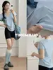 Nuevo traje deportivo de fitness para mujer para verano, con mangas medias y largas, pantalones de tres cuartos, holgado y adelgazante, adecuado para Pilates y correr al aire libre