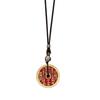 Colgante de collar con colgante de moneda de bronce con forma de fantasma de montaña, con hebilla de seguridad para bolso, colgante vintage con forma de pez que cae aceite y dragón saltando en la puerta.
