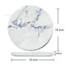 Posavasos Cerámico de Puntos Brillantes Antideslizante Impermeable Aislamiento Térmico Fácil Limpieza Tapete de Comedor Tapete de Corcho Tapete de Mesa Posavasos Impresión por Transferencia Térmica