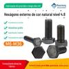Parafuso de cabeça hexagonal natural de 4,8 graus GB30 / M6 / M8 / M10 / M12 / dentes completos meio dente hexágono externo Parafuso