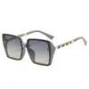 Gafas de sol de moda D Home de alta gama, lujo ligero, con cadena, para Red Little Book, chismosas, de celebridad de internet, en stock