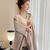 Manta de Cashmere de Alta Qualidade, Manta Multifuncional para Sofá, Manta Xale de Veludo de Leite Classe A, Manta para Intervalo de Almoço no Escritório