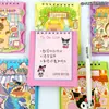 Pegatinas Creativas de Dibujos Animados Set de Cuaderno Portátil Diario de Estudiante Pegatinas Decorativas Notas Adhesivas Cuaderno