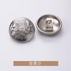 León Doble Curvo Simple Metal Pequeño Fragancia Abrigo Ropa Cortavientos Chaqueta Ropa de Lana Botones Gama Alta