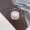 Novos Contas de Concha de Renda Acessórios de Liga Quadrados Simples Acessórios de Pérola Botão de Fragrância Pequeno Acessórios de Cabelo Material DIY