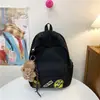 Mochila Ins Estilo Japonés para Estudiantes de Secundaria y Preparatoria, Diseño de Nicho, Gran Capacidad, Mochila Versátil de Color Sólido