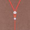 Cordón colgante ajustable tejido a mano de jade, colgante de jade, collar de jade pei y jade hetian, cuerda colgante para hombres y mujeres