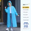 Venta al por mayor de fábrica impermeable no desechable poncho de viaje para exteriores color engrosado EVA ligero de una pieza impermeable para adultos