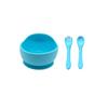 Tigela de Silicone para Comida de Bebê, Tigela de Silicone com Ventosa para Comida de Bebê, Tigela com Ventosa Anti-Queda, Tigela de Bebê Caracol