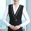 Traje de negocios de primavera y otoño para mujer, moda de alta velocidad, uniforme de azafata, ropa de trabajo de belleza para hotel de tres piezas.