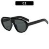 Gafas de Sol Estilosas de Calle Estilo Retro Europeo y Americano Marco Grande Versátiles Moda Exterior Protección UV Tendencia Unisex Gafas de Sol Transfronterizas