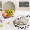 Prato de Frutas Doméstico da Moda, Utensílios de Mesa e Cozinha de Alto Padrão, Prato de Nozes Estilo Chinês para Sala de Estar, Prato para Lanches, Prato para Doces, Versão Espessada