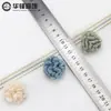 Renda com Franjas para Cortina em Forma de Pinha Colorida, Diâmetro de 3,1 cm, Decoração Moderna para Cabeçalho de Cortina, Painéis Laterais