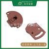 Polea de Rueda para Puerta Corredera de Gabinete de Plástico Dorado Oriental Rueda Deslizante para Puerta de Armario Rueda Deslizante para Puerta de Gabinete Perla Roja Superior Biselada