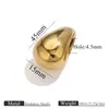 Acero Inoxidable Chapado en Oro de 18 Quilates Cuentas Irregulares de Forma Especial Perforadas Accesorios para Pulseras Collares Pendientes Joyería Venta al por Mayor