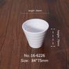 Honestidade Mútua Caneca Simples Branca de Melamina Logotipo Impressível Copo de Água Doméstico Copo de Café Copo de Leite Copo de Presente