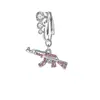 Comercio electrónico transfronterizo europeo y americano más vendido Anillo de ombligo de pistola con incrustaciones de diamantes Pinza para ombligo sin perforación Joyería para perforaciones Amazon al por mayor