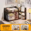 Estante de Almacenamiento de Escritorio, Organizador de Múltiples Niveles en Escritorio de Dormitorio, Estante en Niveles para Pequeña Estación de Trabajo, Gabinete de Almacenamiento de Escritorio Multifuncional