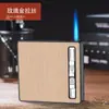 Caixa de cigarro automática direta da fábrica DH3319 dos homens 20-pack caixa de cigarro inflável reta mais leve