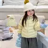 Ropa para Niños Weimu Conjunto de Invierno para Niñas Chaqueta de Plumas Acanalada 90% Plumas Abrigo Infantil Elegante Pantalones con Forro de Terciopelo Ropa para Bebés Niñas