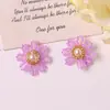 Estilo Coreano Estilo Ins Fuegos Artificiales Coloridos Lujo Ligero Racimo de Flores con Perlas Pendientes de Moda DIY Pinzas para el Cabello Accesorios para Zapatos y Sombreros
