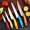 Utensilios de cocina Cuchillo Colorido Juego de 6 Piezas Mango de Caparazón de Tortuga Caparazón de Tortuga Pequeño Cubierta de Asiento Colorida Cuchillo de Chef Hachuela para Carne Cuchillo Multiusos Cuchillo
