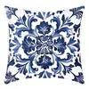 Temu Nova Capa de Almofada Estilo Boêmio Country Vintage Floral Capa de Almofada Curta de Pelúcia Decoração de Sofá