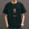 Camiseta de Verano Bordada de Manga Corta para Hombre, Marca de Tendencia Transfronteriza, Corte Holgado, Talla Grande, Simple Ins Estilo Coreano de Tendencia Ajustada Ropa para Hombre Camiseta