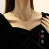 Accesorios para Collar de Turmalina Dopamina Natural para Mujer Cadena de Clavícula de Lujo Ligero Nicho Joyería de Collar con Cuentas de Colores