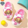 Pantuflas de Algodón para Niños Paw Patrol Invierno Antideslizantes Pantuflas Rellenas Cálidas para Niñas Terciopelo para Niños Bebé Zapatos de Algodón Impermeables