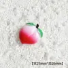 Accesorios de Resina Serie Frutas Artificiales DIY Pegamento de Crema Agujero para Pasador de Pelo Material para Joyería de Zapatos Accesorios de Imán para Refrigerador