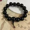 Série de Contas de Buda Pulseira de Sândalo Sintético 15mm Estilo Étnico Joias com Contas de Buda para Homens e Mulheres Venda Direta do Fabricante