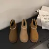 Botas Martin para Emagrecer e Aumentar a Altura Outono e Inverno 2025 Camurça Birkenstock Tamanho Grande Estilo Britânico Botas Curtas Femininas Novas Sola Grossa Retrô
